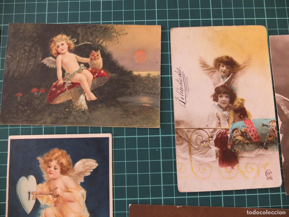 Postales: Lote de 12 postales tema &aacute;ngeles - Foto 4