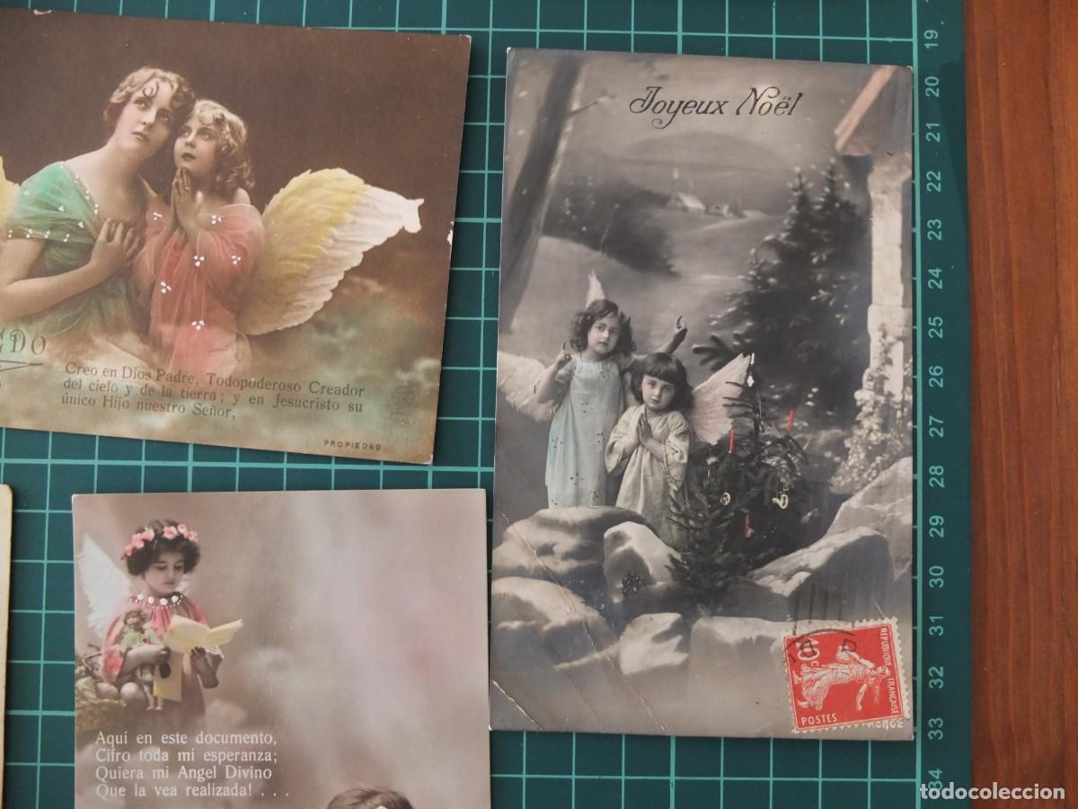 Postales: Lote de 12 postales tema &aacute;ngeles - Foto 7