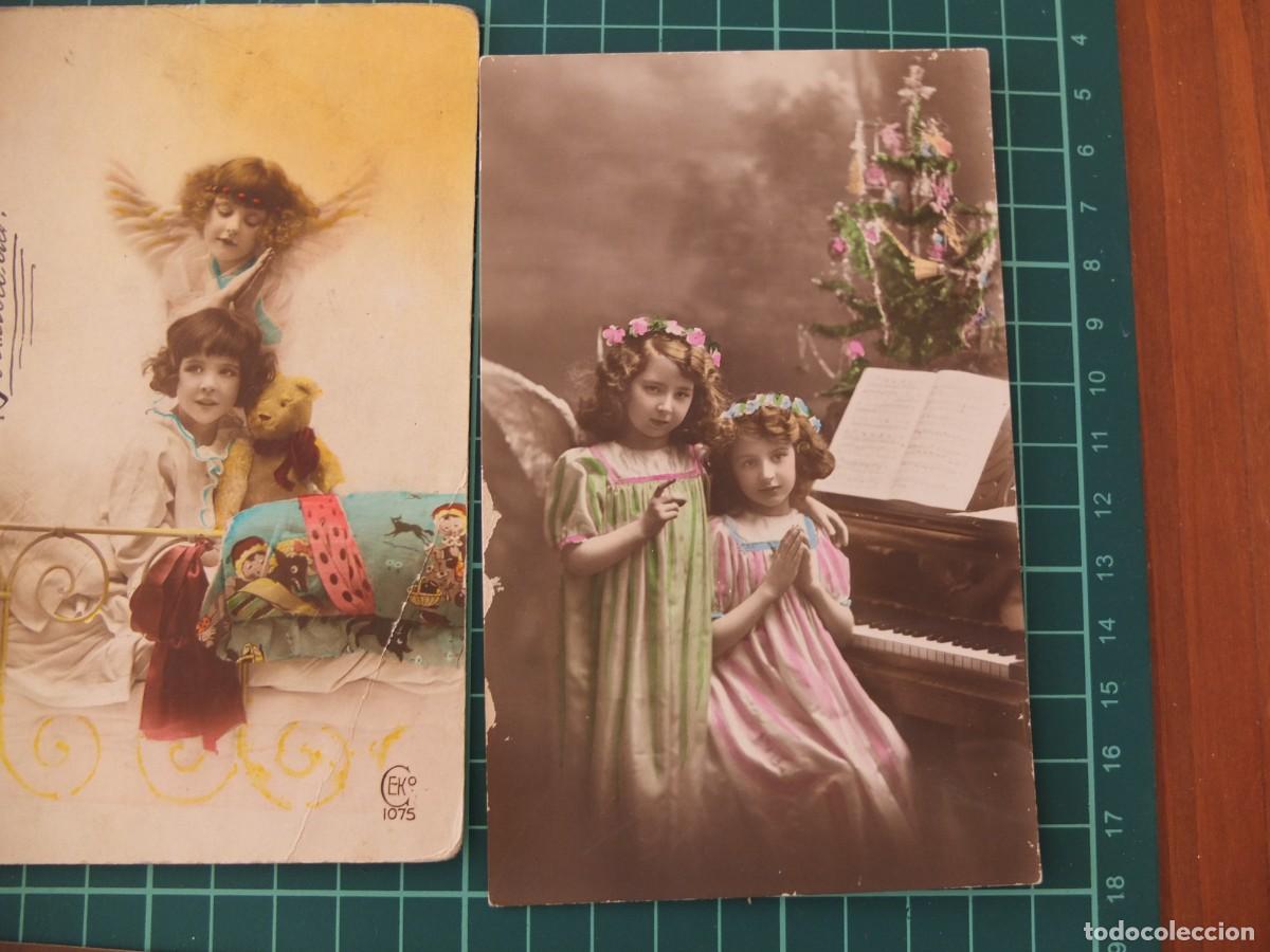 Postales: Lote de 12 postales tema &aacute;ngeles - Foto 8