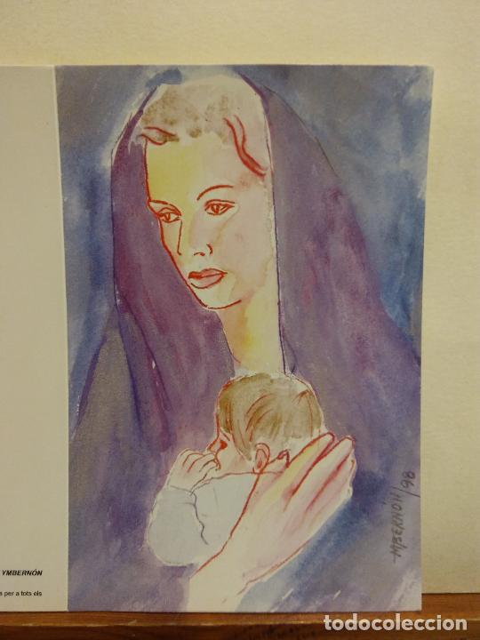 Postales: LA VIRGEN Y EL NI&Ntilde;O. ALVAR YMBERNON. CRUZ ROJA. BONITA TARJETA. D&Iacute;PTICO. CIRCULADA