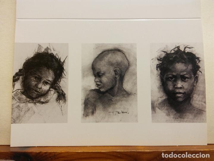 Postais: NI&Ntilde;OS. TERESA RIBA. CRUZ ROJA. BONITA TARJETA. D&Iacute;PTICO. NO CIRCULADA