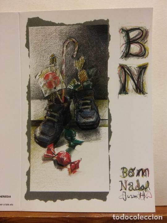 Postkarten: BON NADAL. JOAN HEREDIA. CRUZ ROJA. BONITA TARJETA. D&Iacute;PTICO. NO CIRCULADA