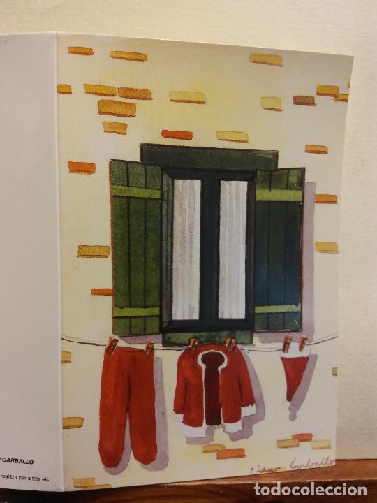Postales: PAPA NOEL. PILAR CARBALLO. CRUZ ROJA. BONITA TARJETA. D&Iacute;PTICO. NO CIRCULADA