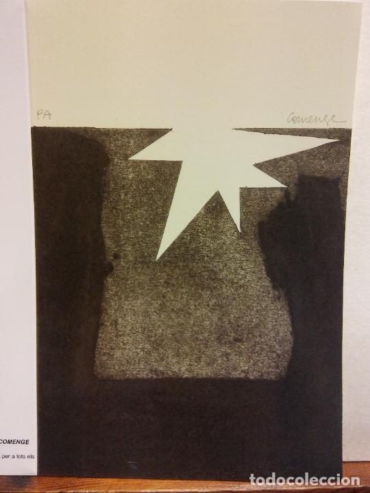 Postales: ESTRELLA. ESTER COMENGE. CRUZ ROJA. BONITA TARJETA. D&Iacute;PTICO. NO CIRCULADA