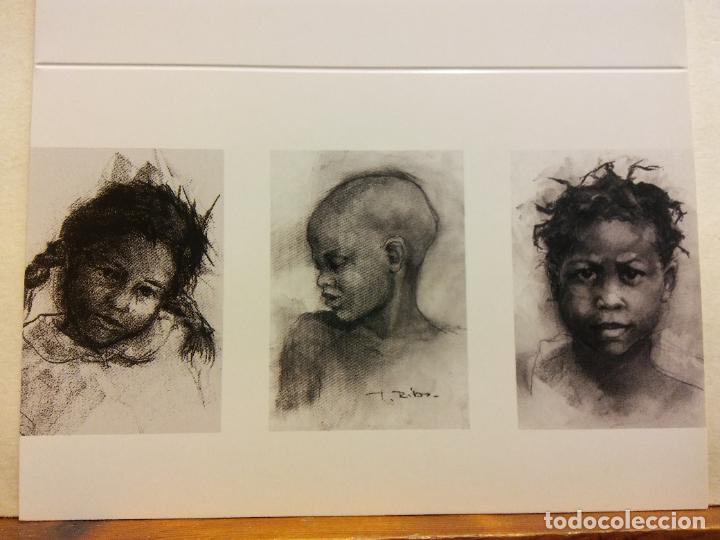 Postkarten: NI&Ntilde;OS. TERESA RIBA. CRUZ ROJA. BONITA TARJETA. D&Iacute;PTICO. CIRCULADA