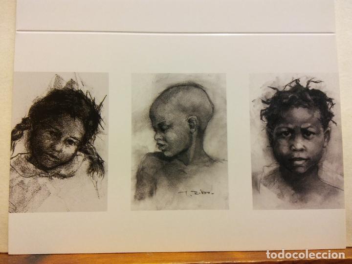 Postkarten: NI&Ntilde;OS. TERESA RIBA. CRUZ ROJA. BONITA TARJETA. D&Iacute;PTICO. CIRCULADA