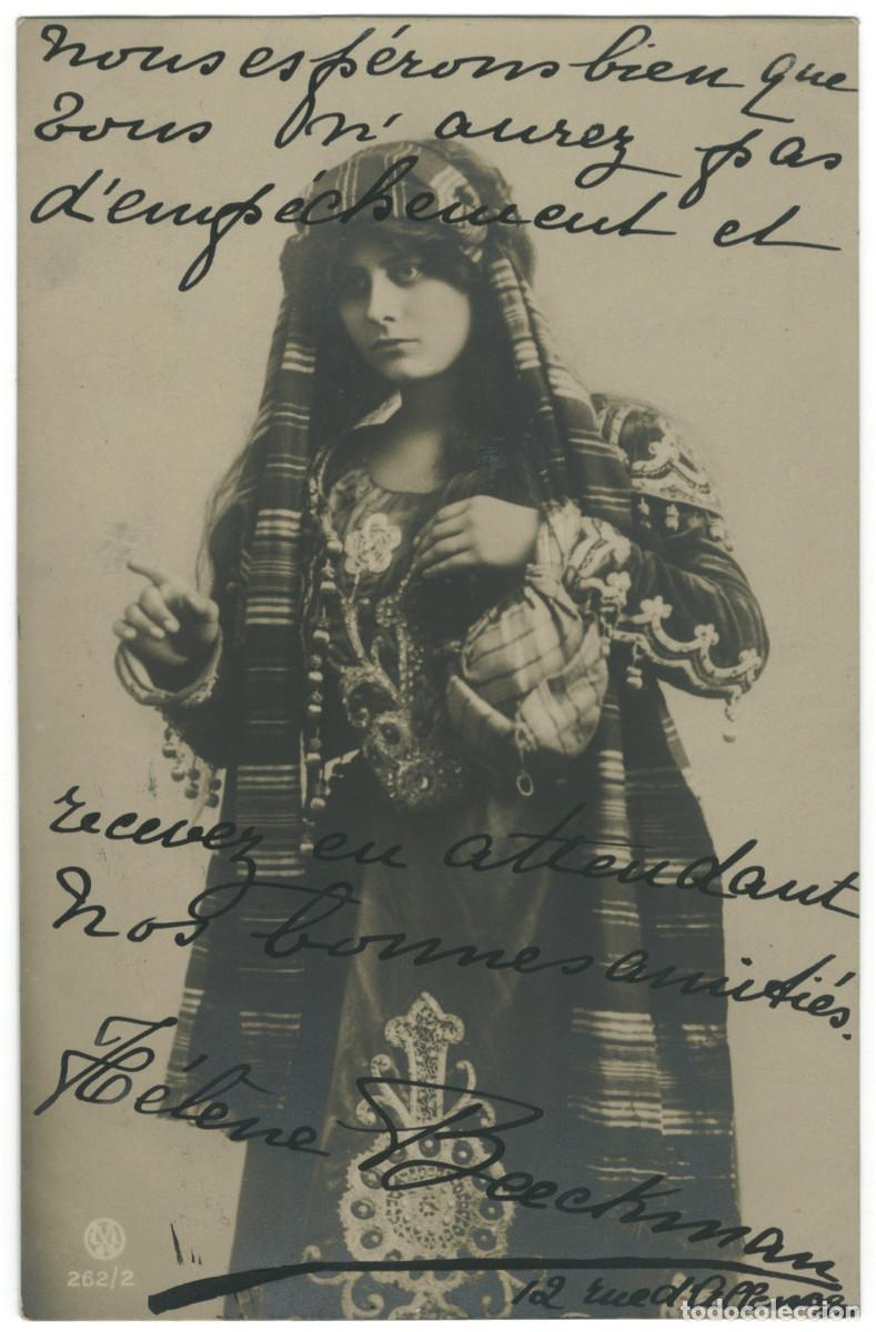 Postales: BEECKMAN, H&eacute;l&egrave;ne_M; 262-2. Signed AUt&oacute;grafo - Foto 1