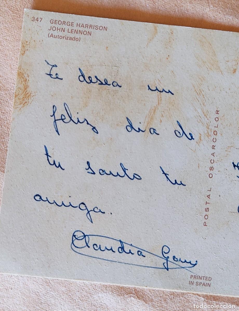 Postales: Lennon. Harrison.Beatles.Postal. - Foto 2
