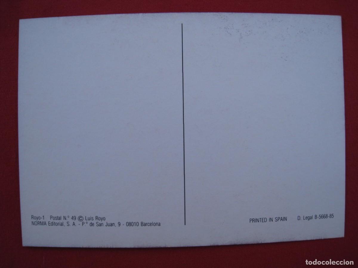 Postales: POSTAL - N&ordm; 49 - LUIS ROYO - NORMA EDITORIAL. - Foto 2
