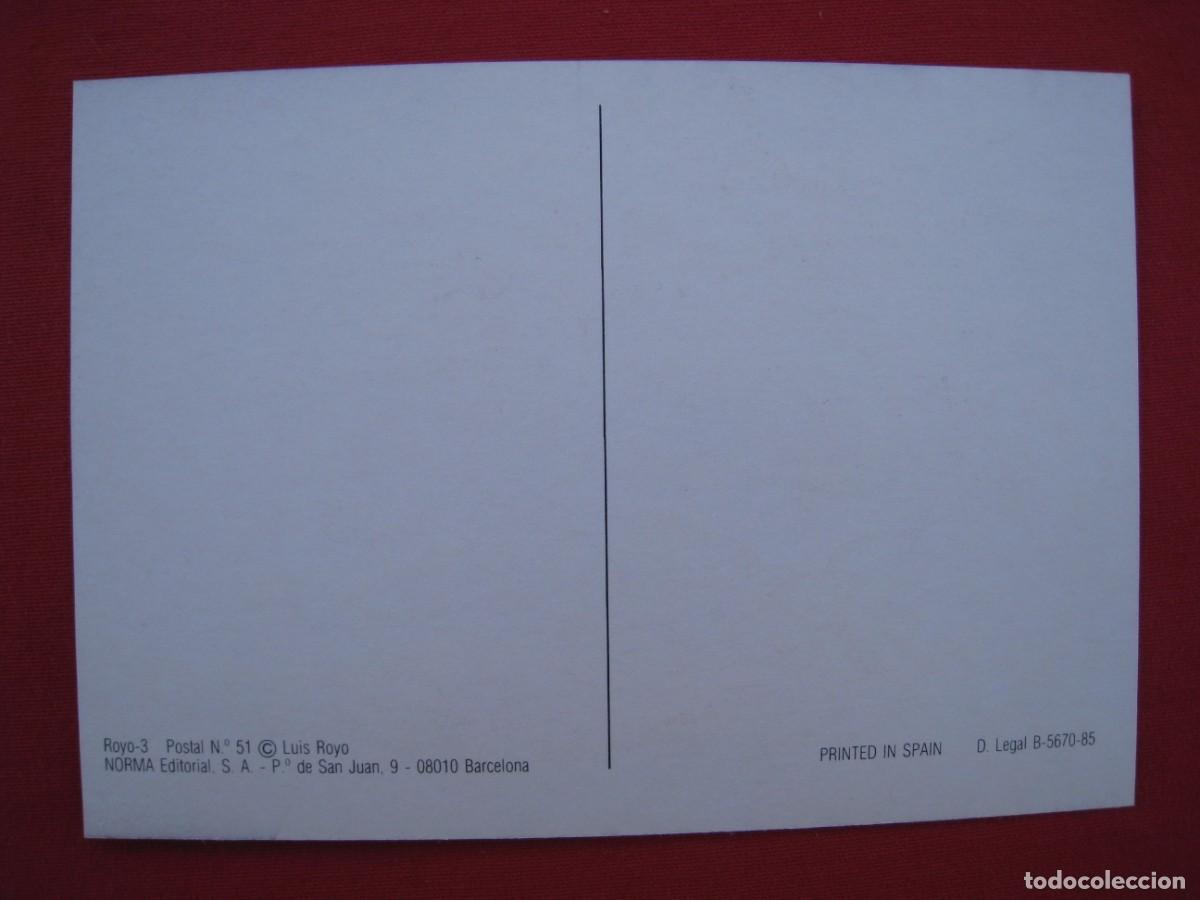 Postales: POSTAL - N&ordm; 51 - LUIS ROYO - NORMA EDITORIAL. - Foto 2