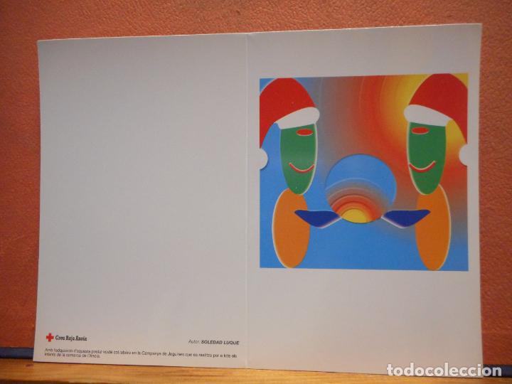 Postais: BONITA POSTAL. NADAL. SOLEDAD LUQUE DIPTICO. NO CIRCULADA. CRUZ ROJA.