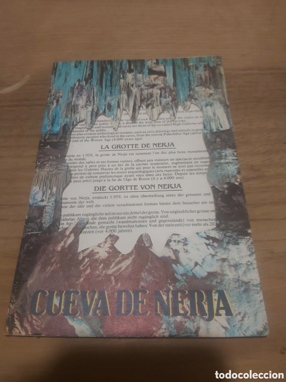 Postales: Carpeta cueva de Nerja para postales