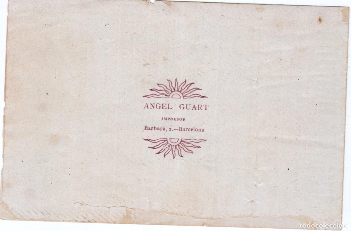 Postales: BARCELONA. APLECH DE LA JOVENTUT ART&Igrave;STICA 1905 - Foto 2