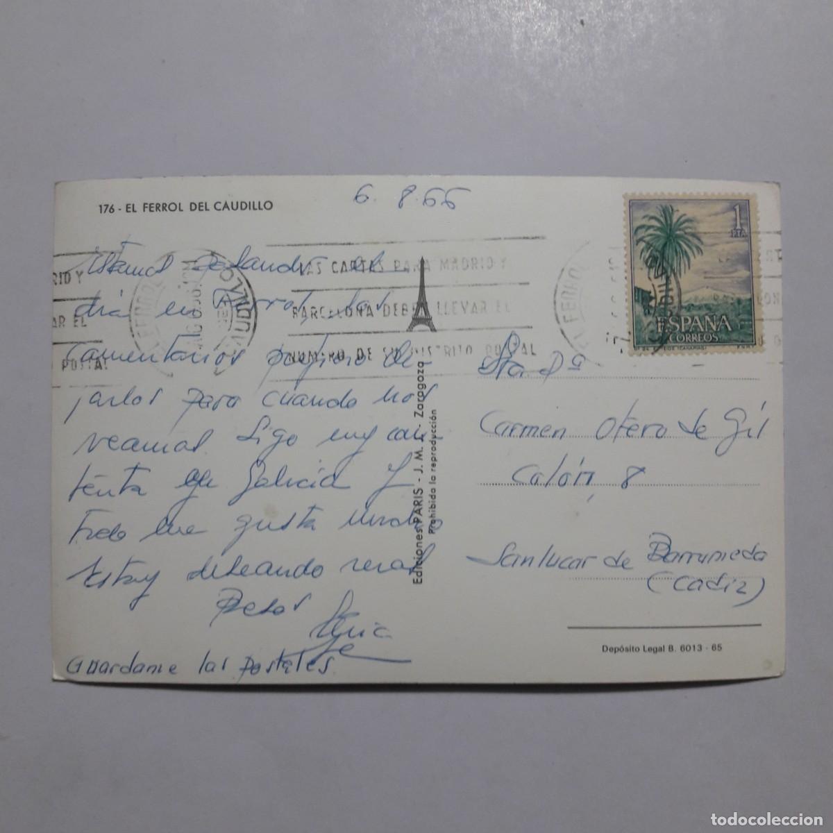 Postales: Podtal El Ferrol del Caudillo 176 1966 - Foto 2