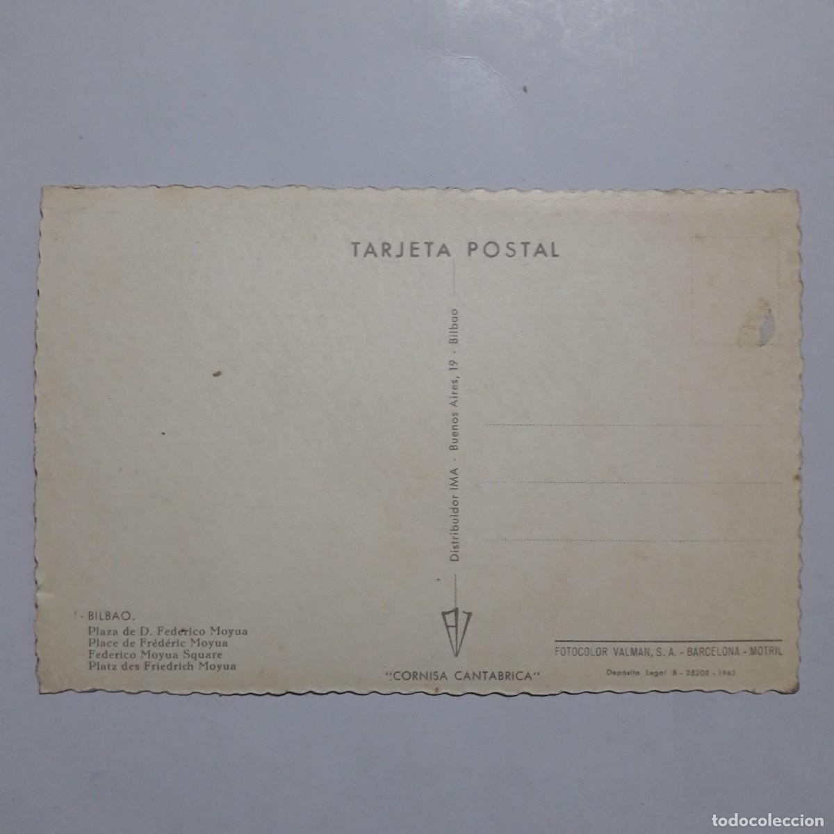 Postales: Postal Bilbao 1962 - Foto 2