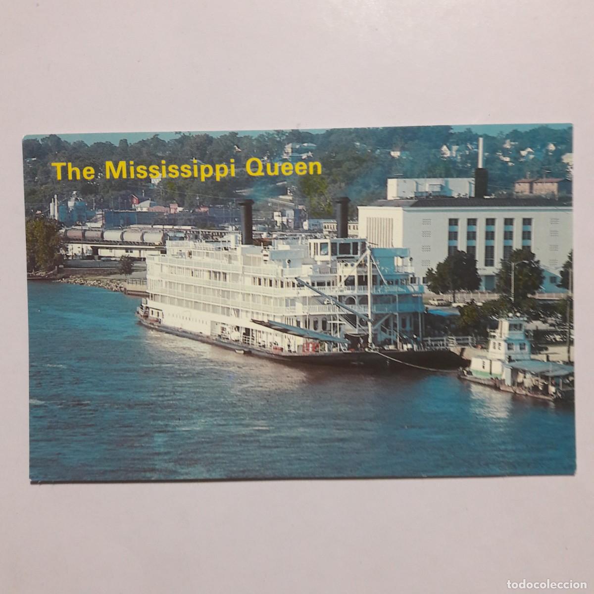 Postales: Postal IOWA Mississippi Queen - Foto 1