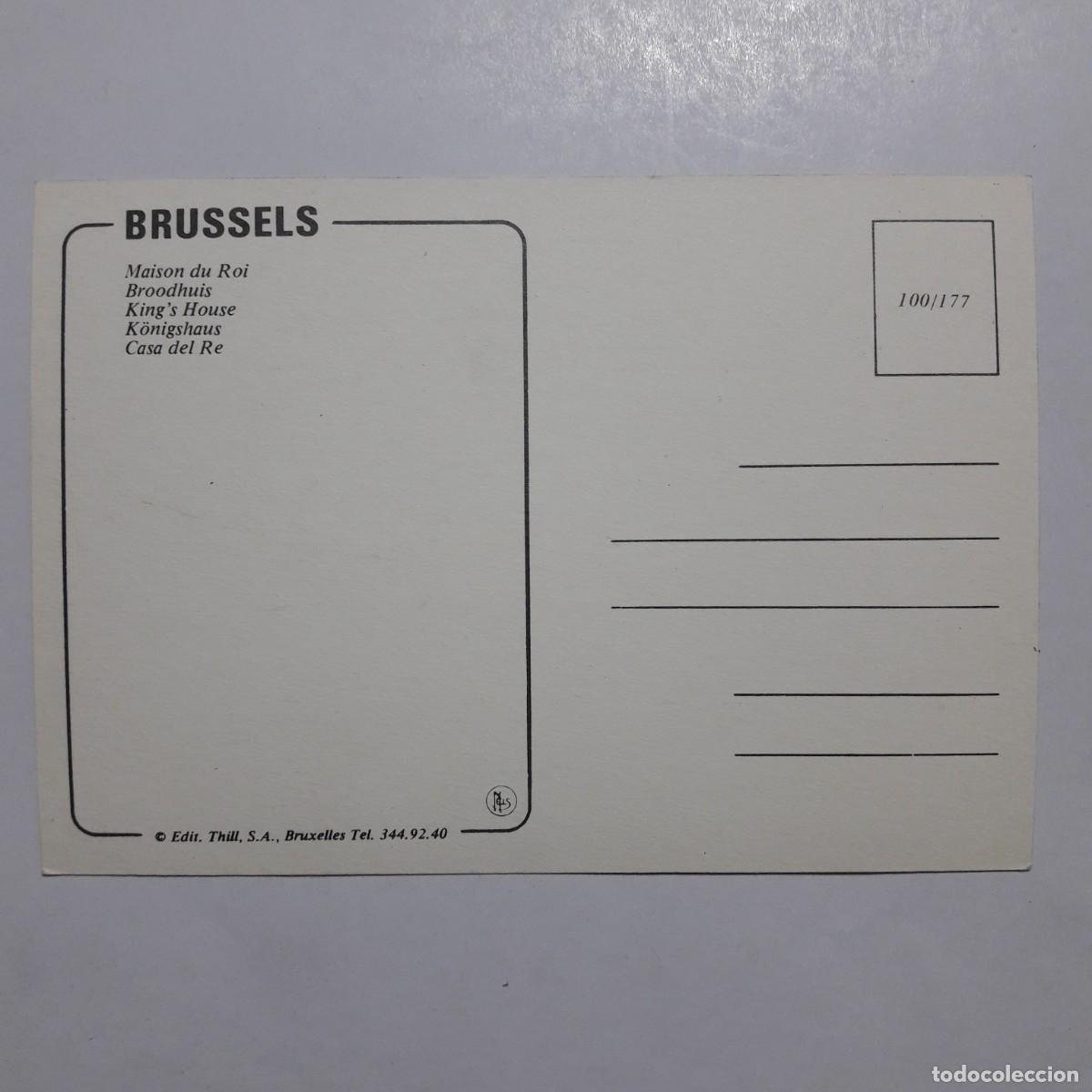 Postales: Postal Bruselas Casa del Rey - Foto 2