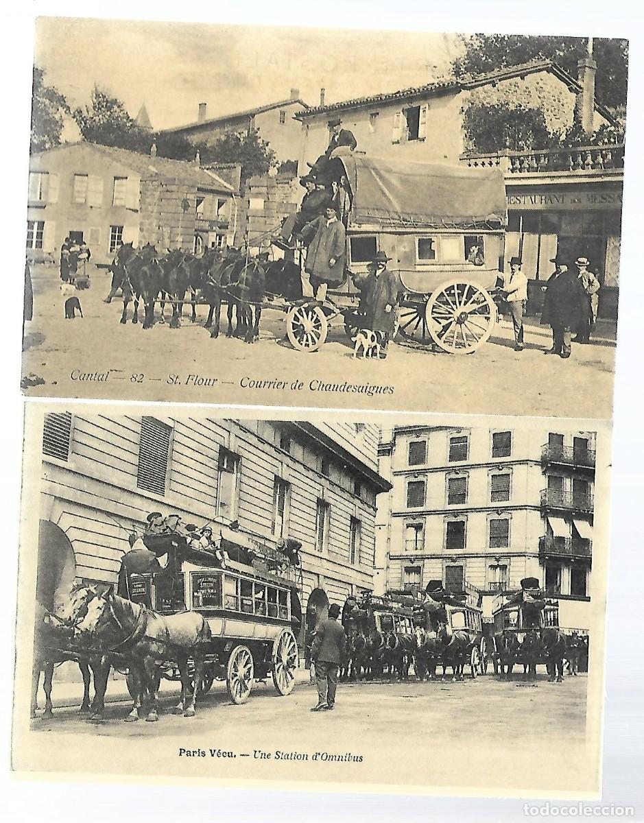 Cartes Postales: E25-10 POSTALES ANTIGUAS DE ANTIGUOS COCHES DE TRANSPORTE COPIAS DE ORIGINALES DE Pcp. DEL SIGLO XX