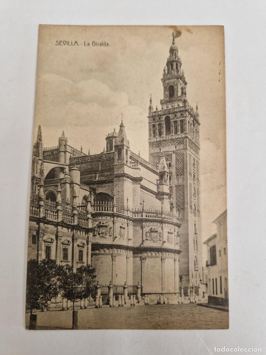 Postales: POSTAL ANTIGUA SEVILLA LA GIRALDA - Foto 1