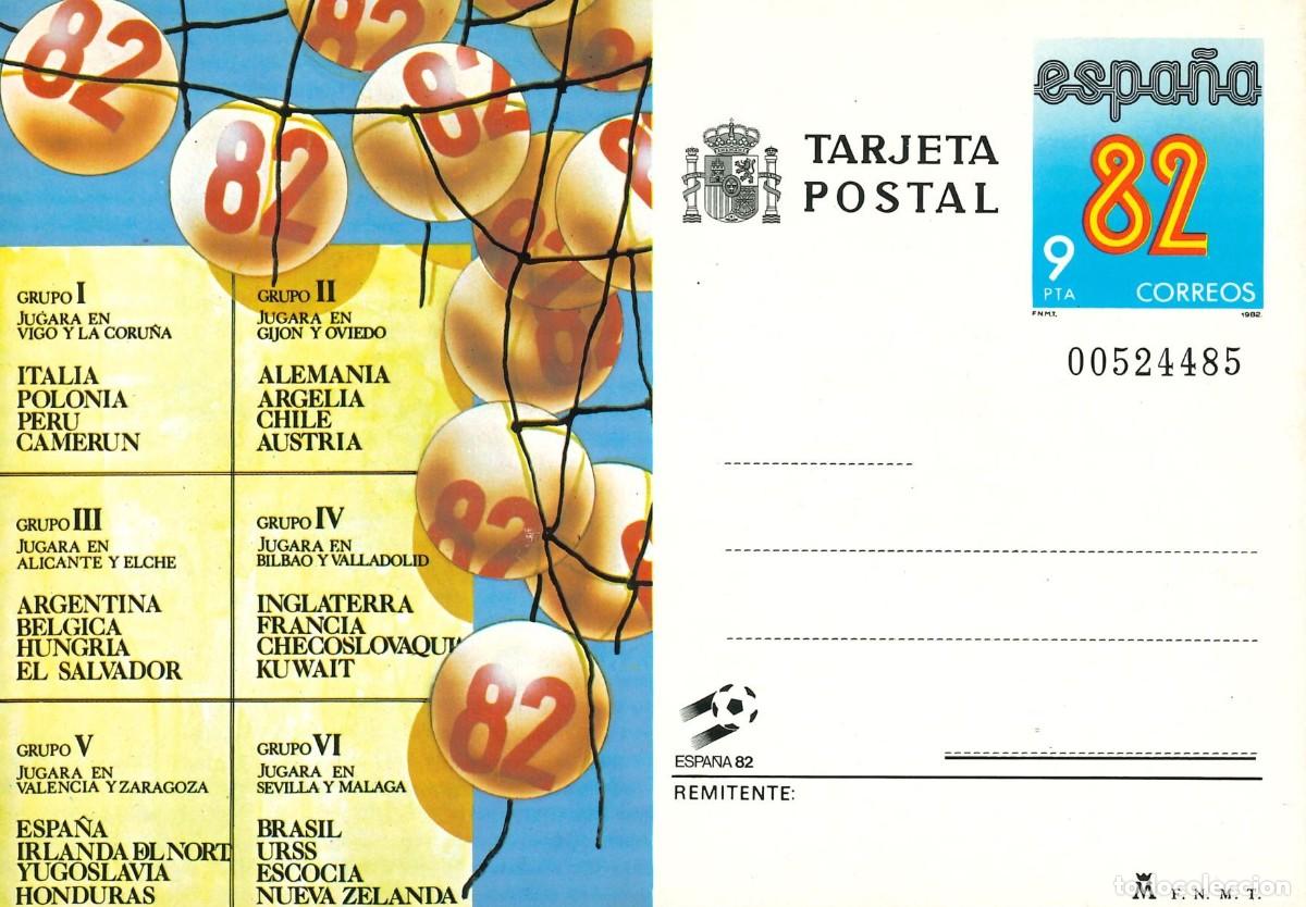 Postales: POSTALES - VARIADAS - FILATELIA - ENTERO POSTAL - TARJETA POSTAL - MUNDIAL 1982