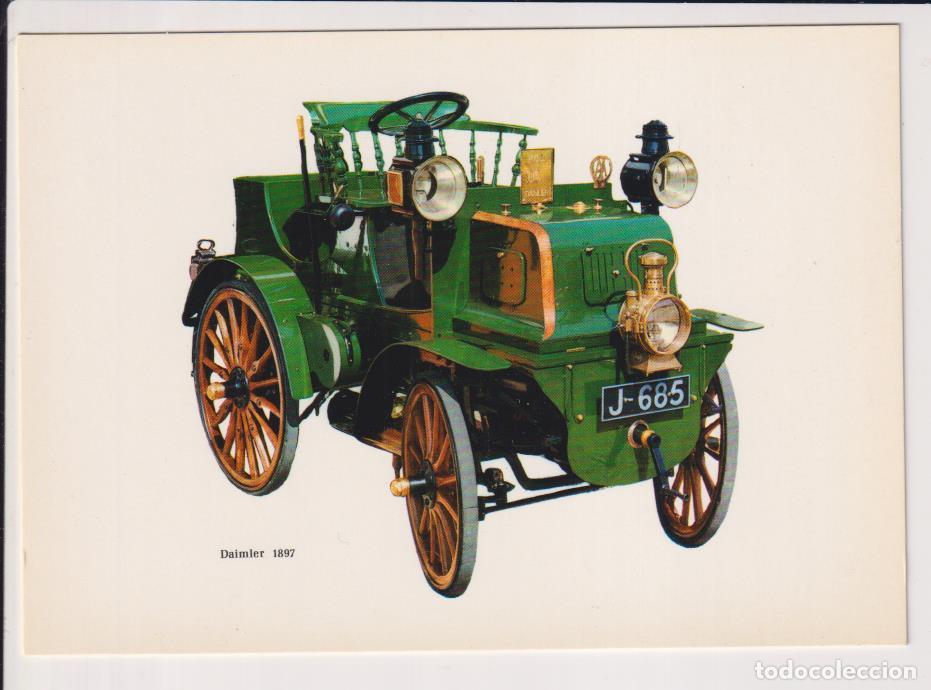 Cartes Postales: Tarjeta Postal. Daimier 1897. Publicidad Caja de Pensiones para la Vejez y de Ahorros