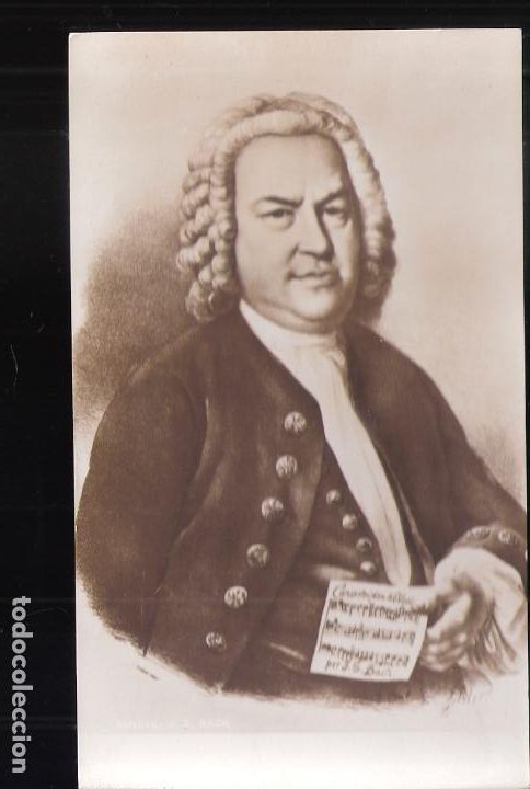Postales: Schlickt: J.S. Bach - Foto 1