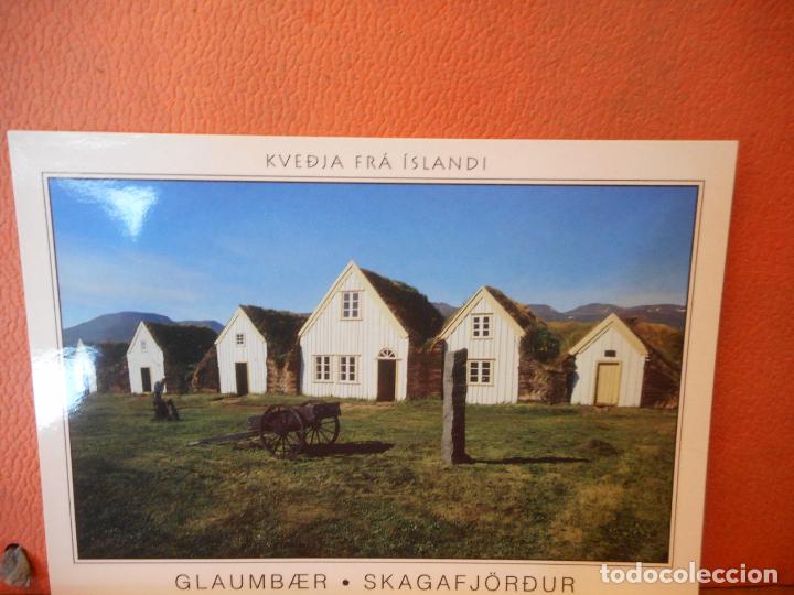 Postais: POSTAL KVEDJA FRA ISLANDI GLAUMBAER.SKAGFJORDUR.