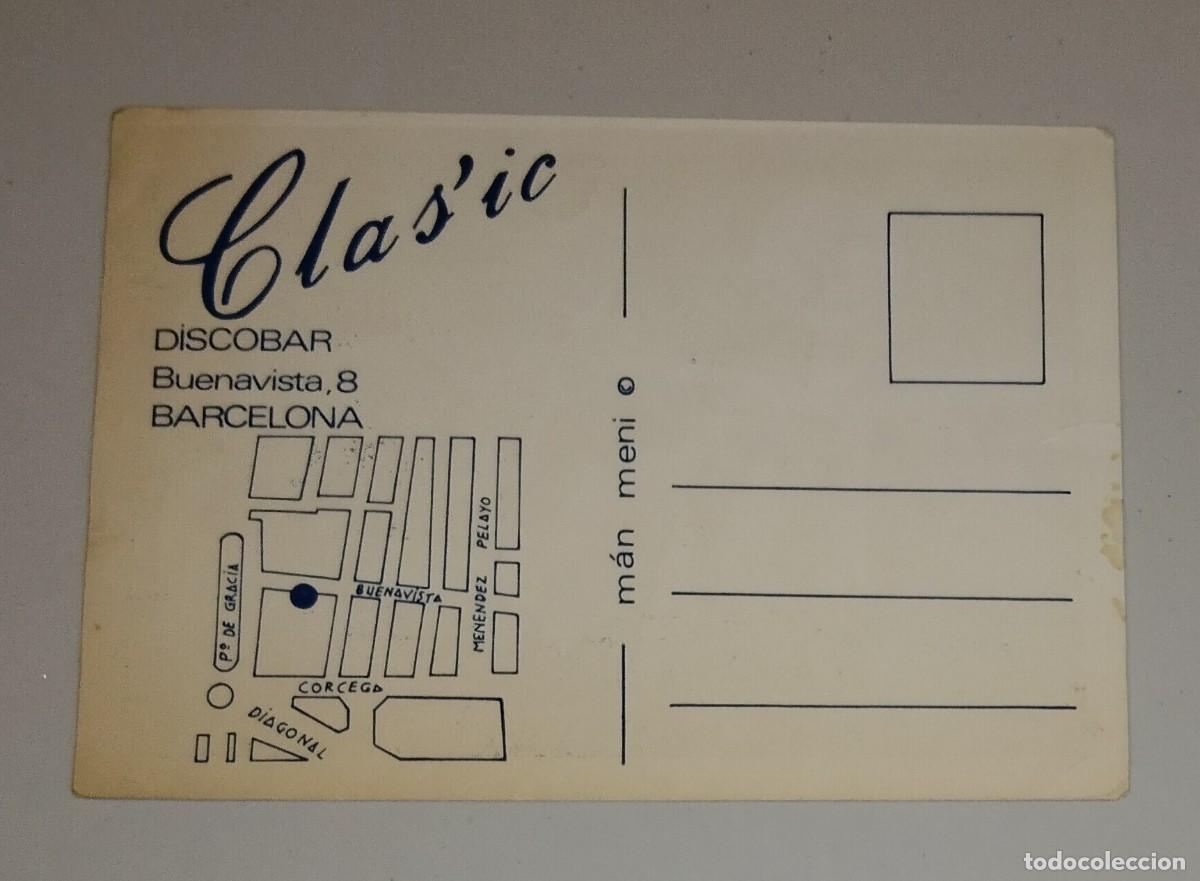 Postales: TARJETA POSTAL - DISCOBAR CLASIC, BARCELONA - Foto 2