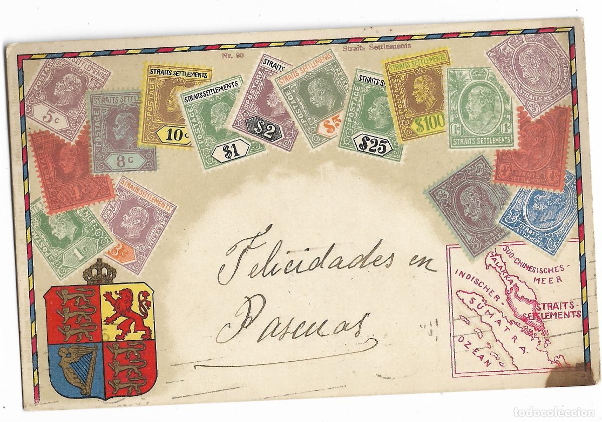 Postales: STRATITS SETTLEMENTS **PRECIOSA POSTAL** - Foto 1