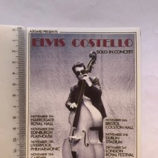 Cartoline: POSTAL. ELVIS COSTELLO. T. BONE BURNETT. EUROSOLO’ 84.
