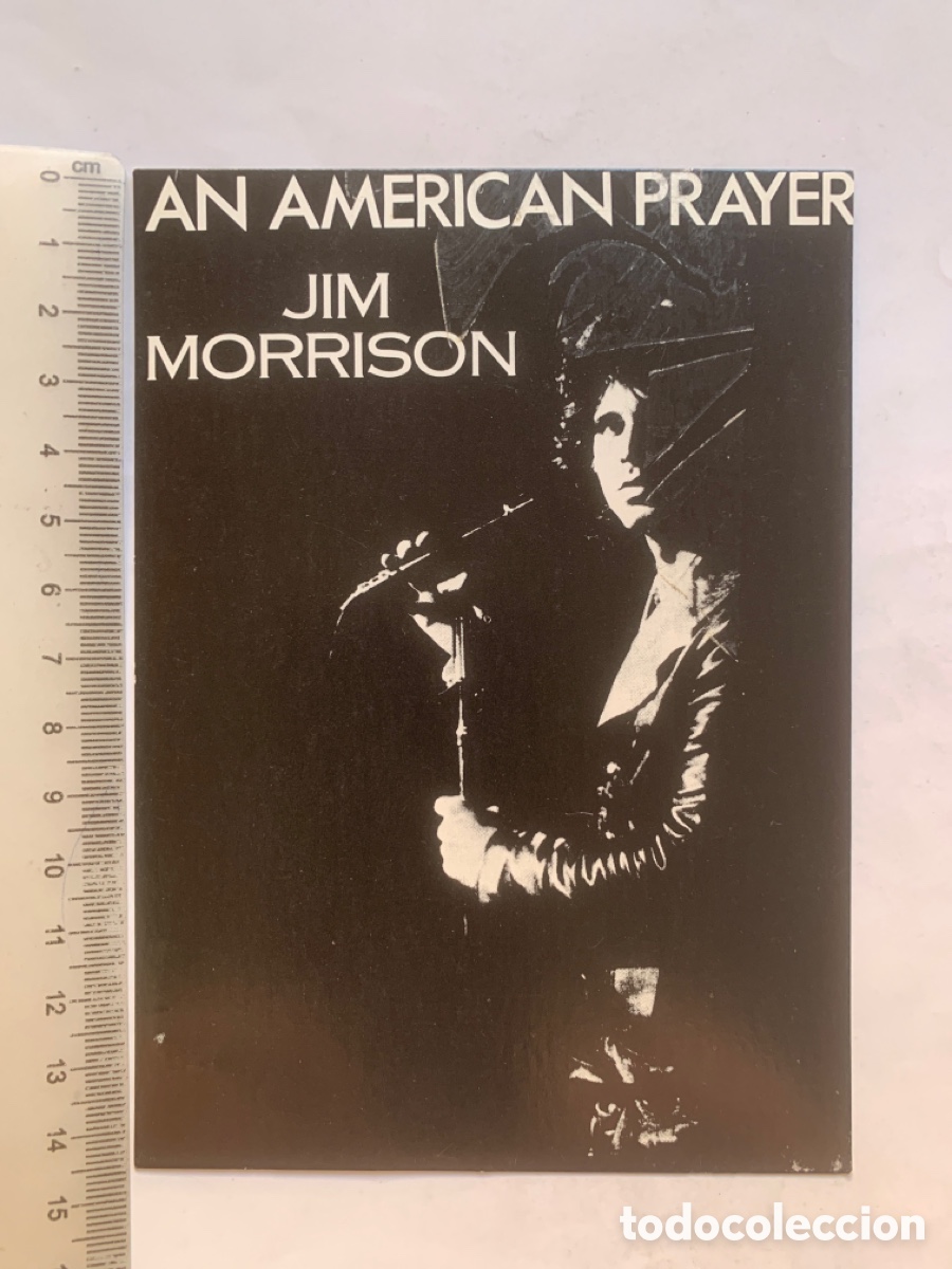 Postales: POSTAL. JIM MORRISON. AN AMERICAN PRAYER. UNDERGROUND. - Foto 1