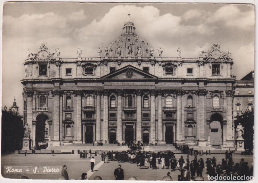 Postales: Postal de Roma. San Pedro - Foto 1