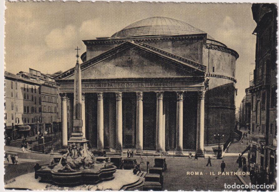 Postales: Postal de Roma. El Pante&oacute;n - Foto 1