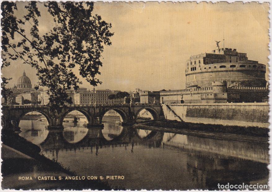 Postales: Roma. Puente y Castillo de San &Aacute;ngelo - Foto 1