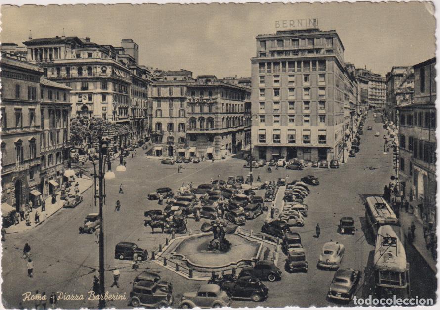 Postales: Roma. Plaza Barberini - Foto 1