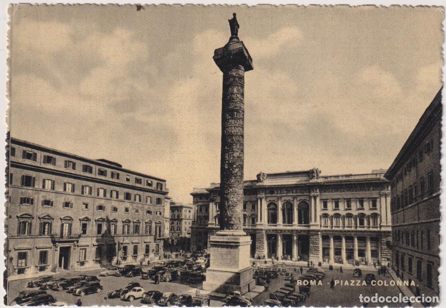 Postales: Roma. Piazza Colomna - Foto 1