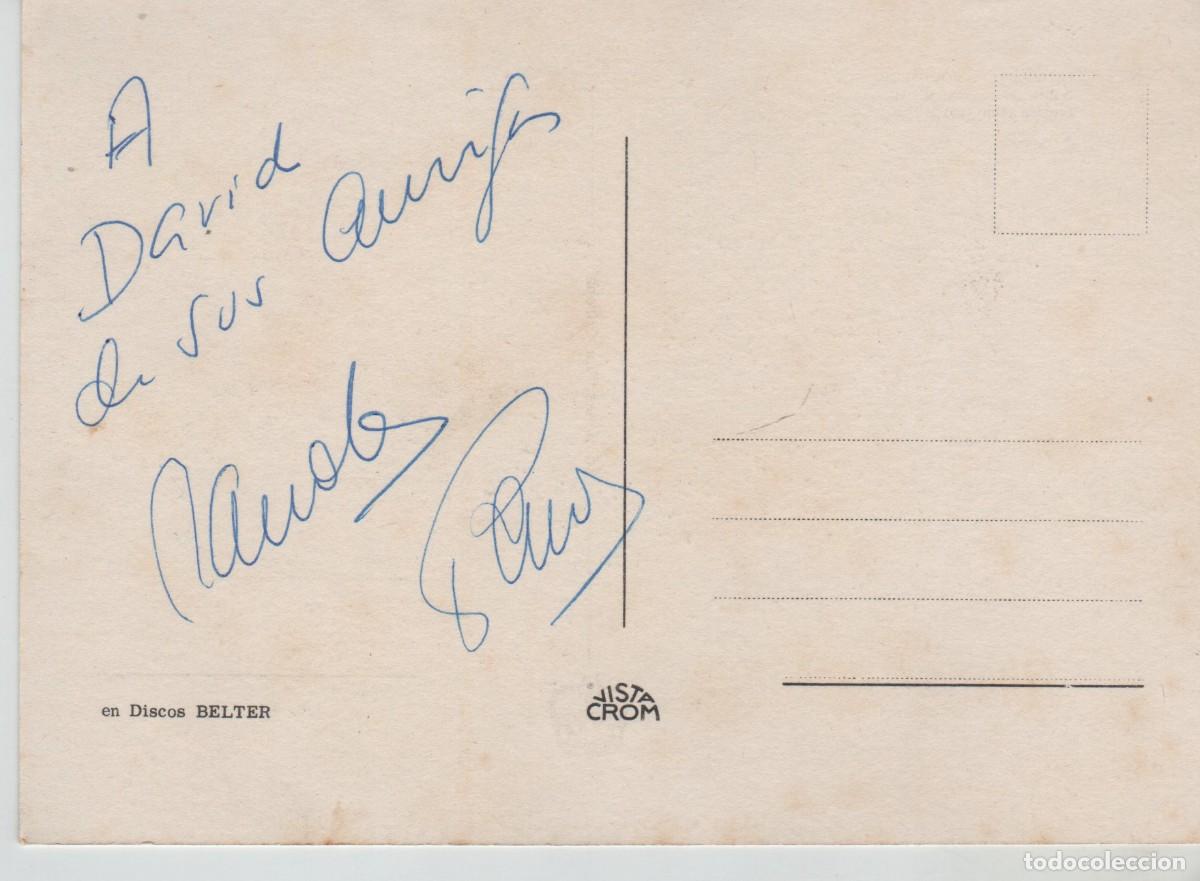 Postales: POSTAL-HERMANOS CALATRAVA-AUTOGRAFIADA - Foto 2