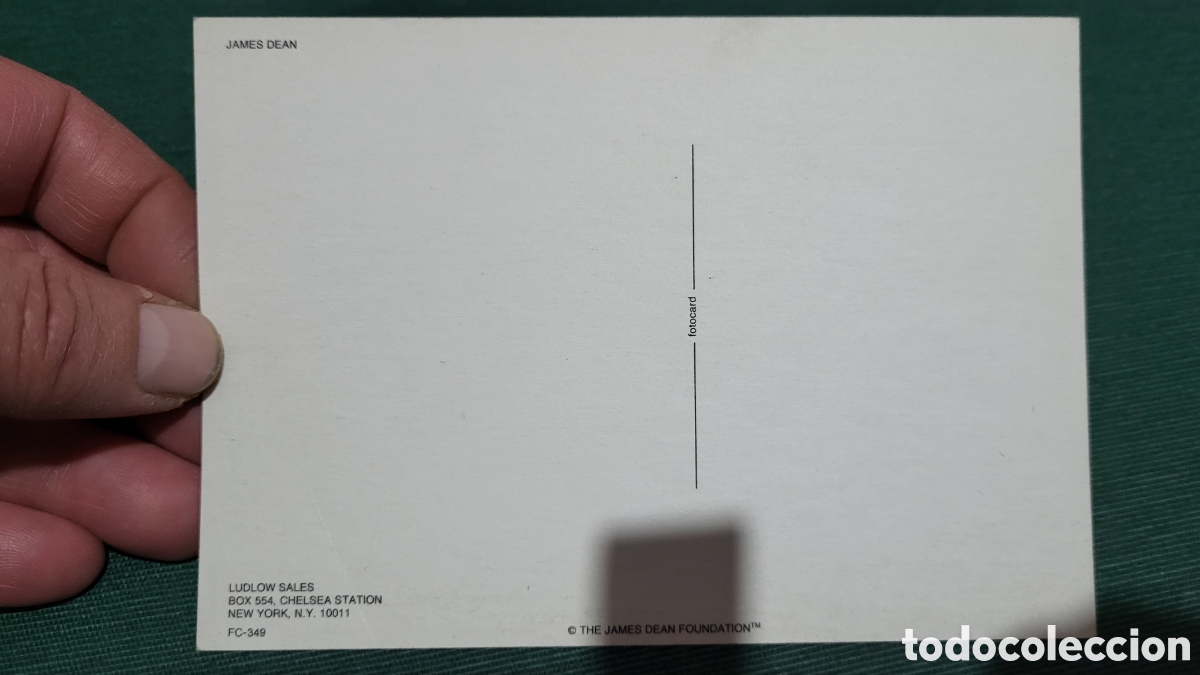 Postales: Tarjeta Postal James Dean - Foto 2