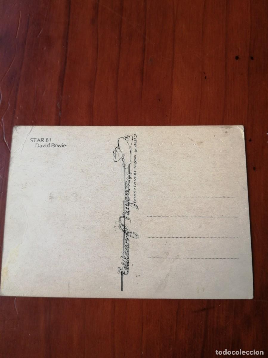 Postales: POSTAL STAR 81 DAVID BOWIE - Foto 2