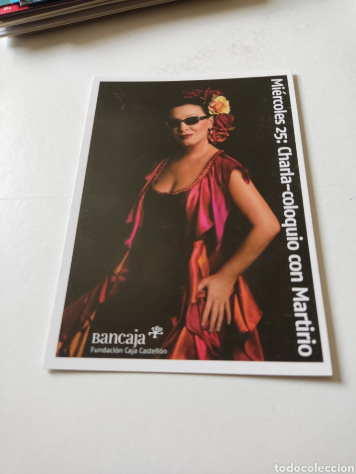 Postales: Postal bancaja charla coloquio con Martirio - Foto 1