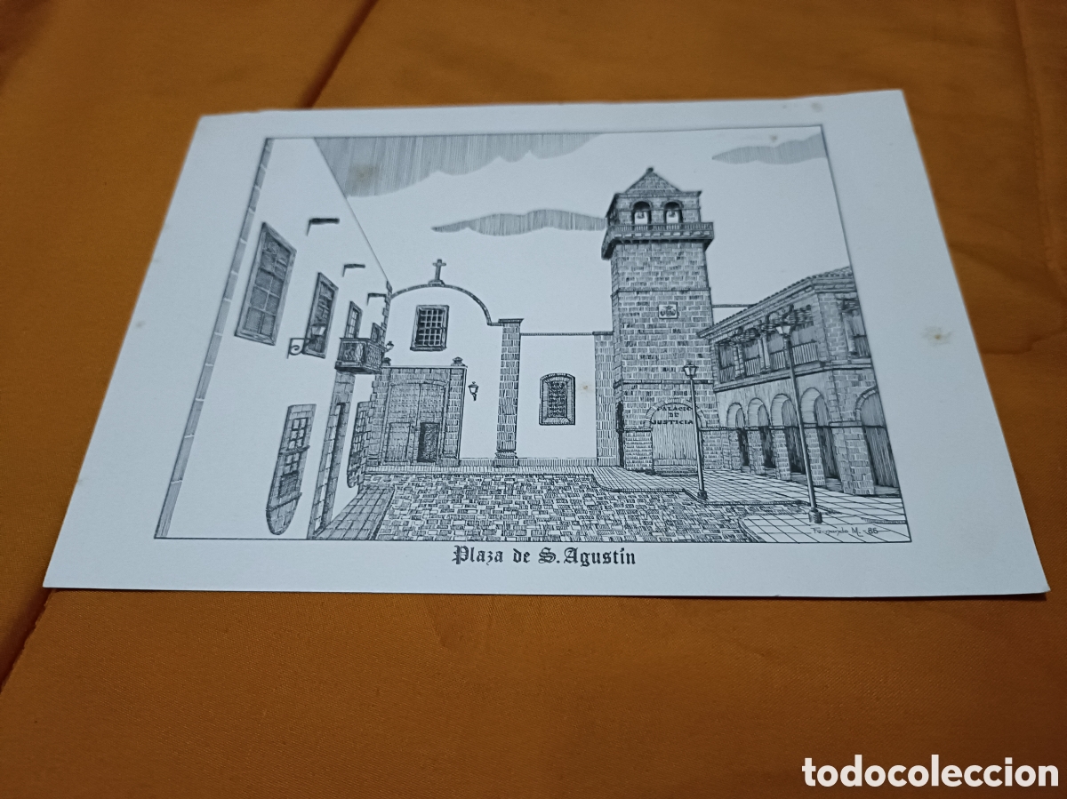 Postales: Postal Plaza de San Agust&iacute;n