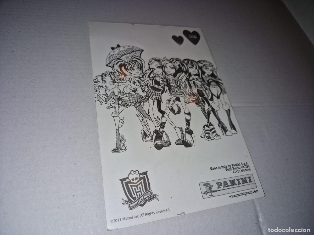 Postales: MONSTER HIGH - TARJETA - PANINI - Foto 2