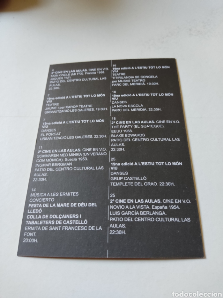Postales: Programa cultural Castell&oacute;n - Foto 2
