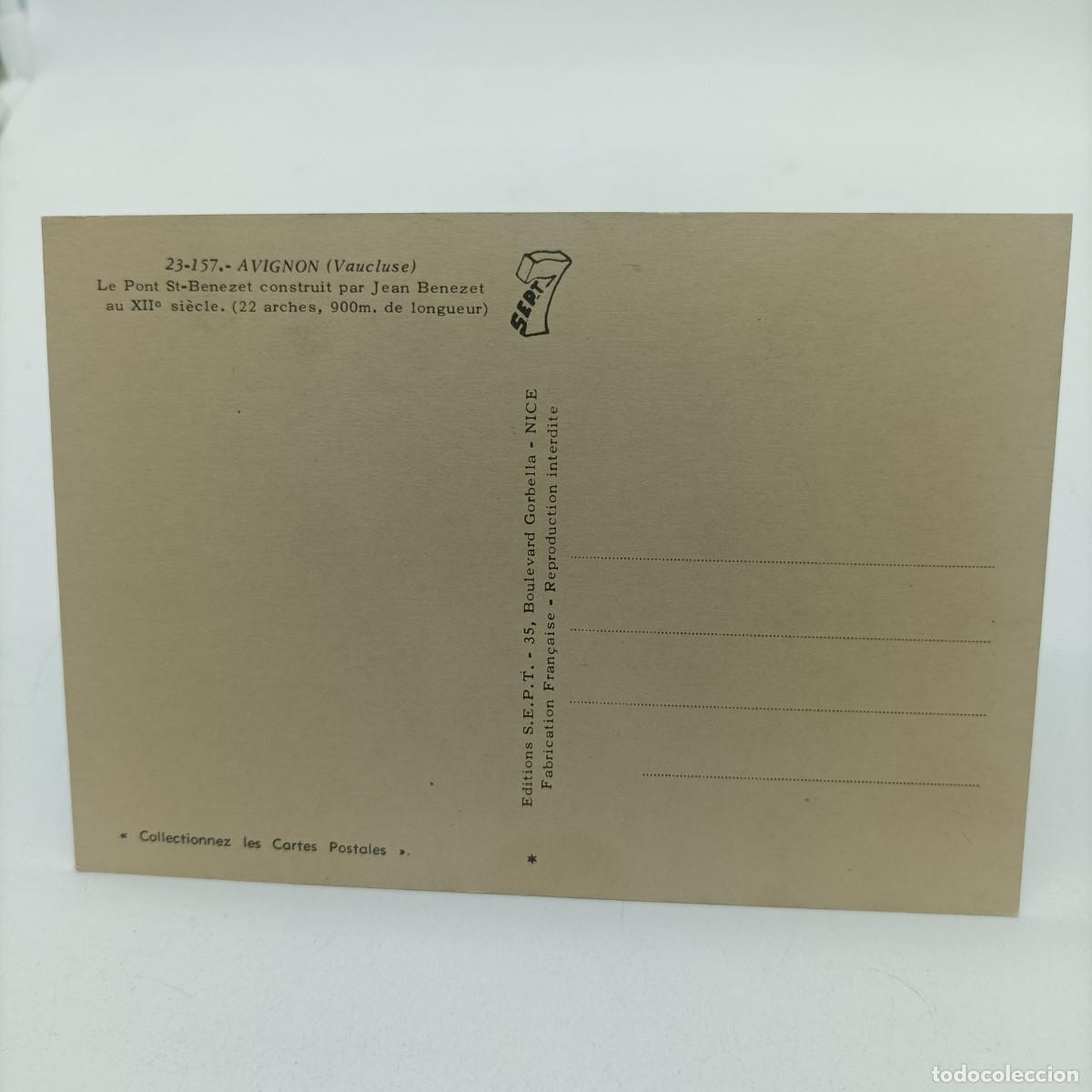 Postales: POSTAL AVIGNON FRANCIA - Foto 2