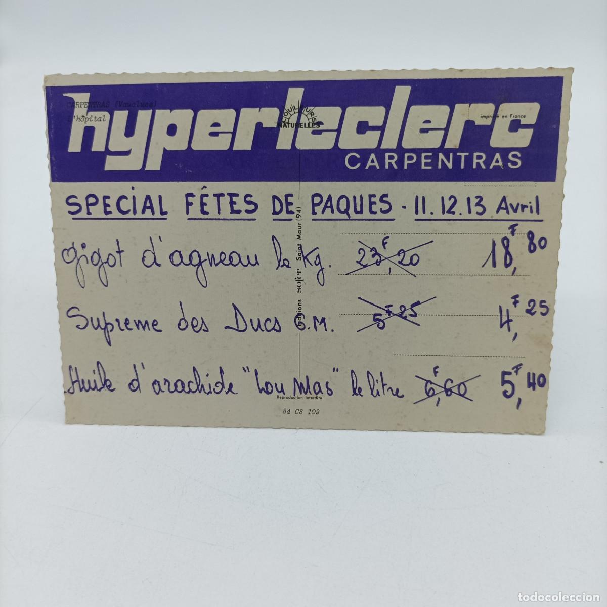Postales: POSTAL CARPENTRAS FRANCIA - Foto 2