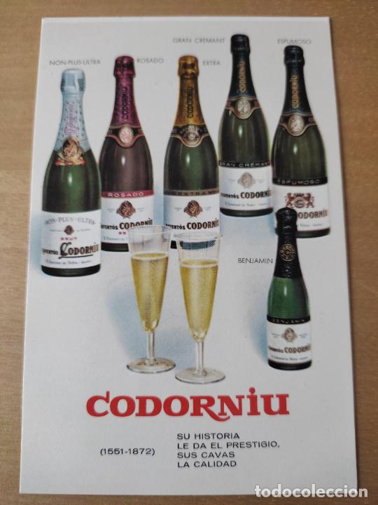 Postales: CODORNIU SELECCION PROMOCIONAL ESPUMOSOS CAVA POSTAL SC