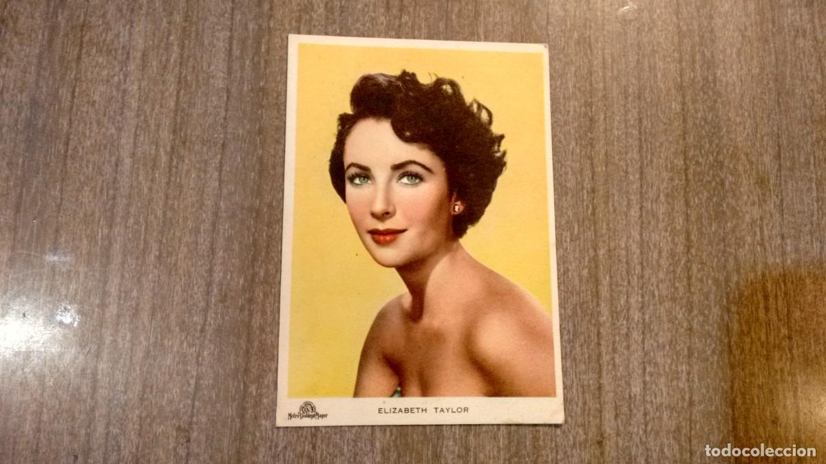 Postales: POSTAL CROMOCART - ELIZABETH TAYLOR - - Foto 1