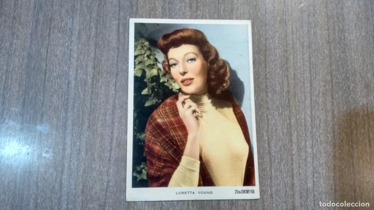 Postales: POSTAL CROMOCART - LORETTA YOUNG - - Foto 1