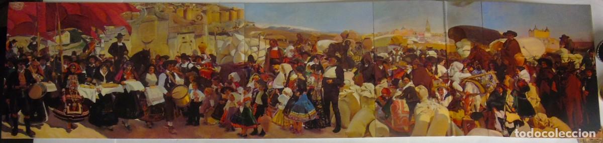 Postales: POSTAL SOROLLA LA FIESTA DEL PAN GRAN DIMENSION 39 X 9,5 CM