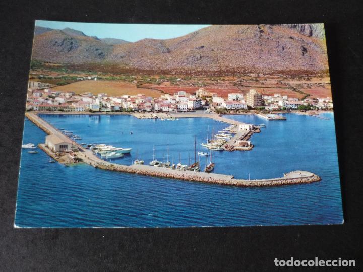 Postales: POLLENSA MALLORCA VISTA AEREA DEL PUERTO - Foto 1